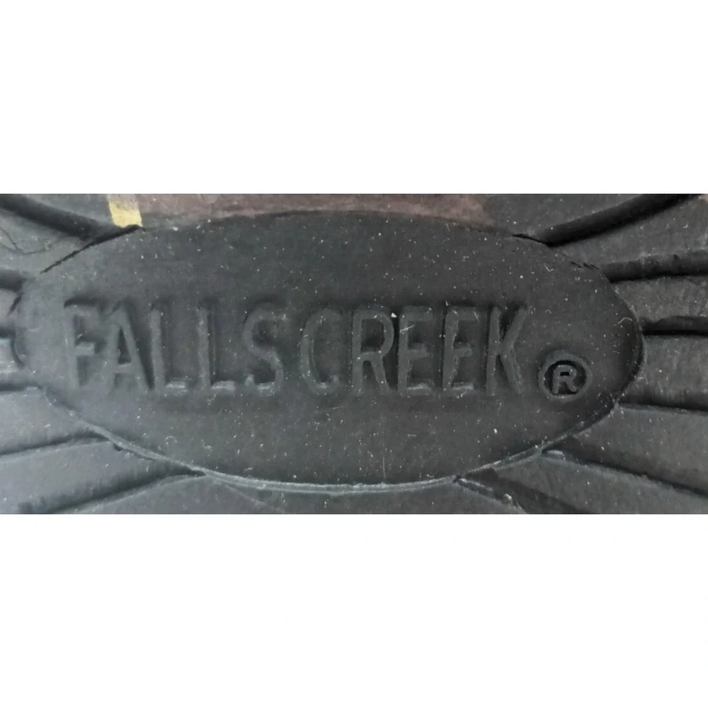 Falls Creek Black Waterproof / Front Zip / Winter Boots / 3M Insulated / Size: 7